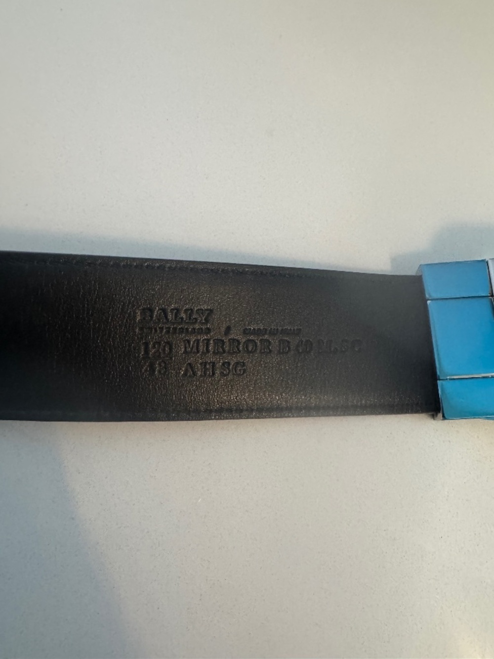 Bally Mirror B Belt still in wrapping